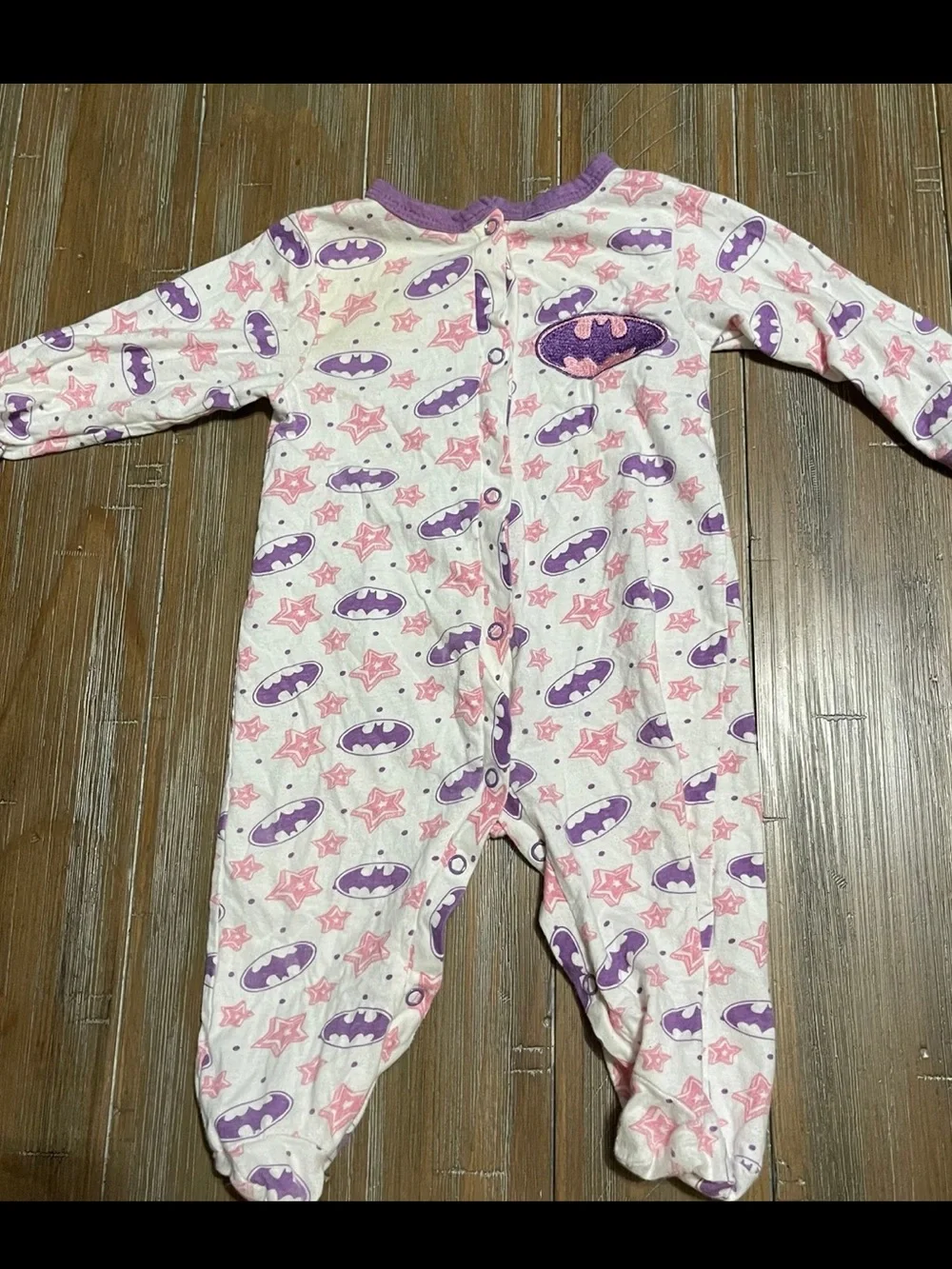 Baby girl Batman sleeper